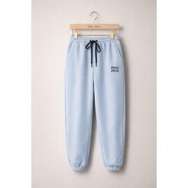 Штани спортивні жіночі ZW1560 l.blue р.S-L "Zalov" недорого оптом від прямого постачальника