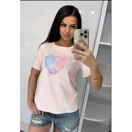 футболка жіноча LR1291 beige р.one size "Lora" недорого оптом від прямого постачальника