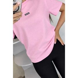 Фотография Футболка женская LR1306 pink р.one size "Lora" недорого оптом от прямого поставщика