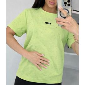 Фотография Футболка женская LR1307 green р.one size "Lora" недорого оптом от прямого поставщика