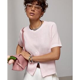 Фотография Футболка женская LR1311 pink р.one size "Lora" недорого оптом от прямого поставщика