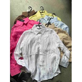 Фотография Рубашка женская LR1320 l.blue р.44-48 "Lora" недорого оптом от прямого поставщика