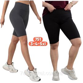 Фотография Шорты велосипедки женские молодежные р-ры 3XL-5XL(микс цв)"Stella" купить недорого от прямого поставщика