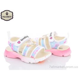 Фотография Босоножки детские летние Лето B25-2K (8 пар р.26-31) "PALIAMENT" недорого оптом от прямого поставщика