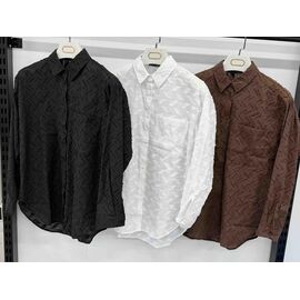 Сорочка жіноча 4727 brown р.S-L "DKNSEL" недорого оптом від прямого постачальника