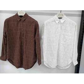 Сорочка жіноча 4722 brown р.S-L "DKNSEL" недорого оптом від прямого постачальника