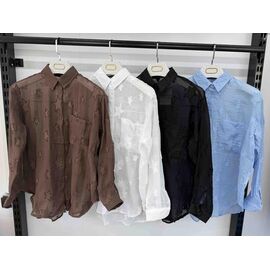 Сорочка жіноча 4697 white р.S-L "DKNSEL" недорого оптом від прямого постачальника