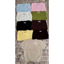 футболка жіноча 1262 yellow р.one size "DKNSEL" недорого оптом від прямого постачальника