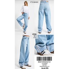 Джинси жіночі 4743-4S6-99 l.blue р.34-42 "Jeans Style" недорого оптом від прямого постачальника
