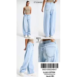 Джинси жіночі 3311-4S6-3 l.blue р.34-42 "Jeans Style" недорого оптом від прямого постачальника