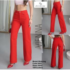 Джинси жіночі 5403 red р.34-42 "Jeans Style" недорого оптом від прямого постачальника