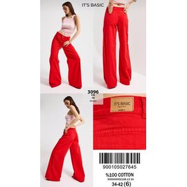 Джинси жіночі 3096-6S6-19 red р.34-42 "Jeans Style" недорого оптом від прямого постачальника
