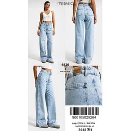 Джинси жіночі 4820-4S6-3 l.blue р.34-42 "Jeans Style" недорого оптом від прямого постачальника
