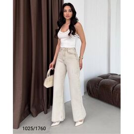 Джинси жіночі 1025-1760 beige р.34-42 "Jeans Style" недорого оптом від прямого постачальника