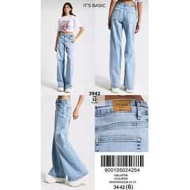 Джинси жіночі 3942-4S6-32 l.blue р.34-42 "Jeans Style" недорого оптом від прямого постачальника