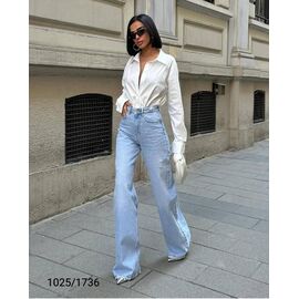 Джинси жіночі 1025-1736 l.blue р.34-42 "Jeans Style" недорого оптом від прямого постачальника