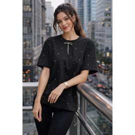 футболка жіноча 2145 black р.S-L "Major" недорого оптом від прямого постачальника