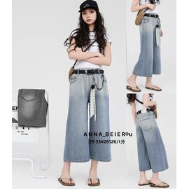 Фотография Бриджи детские на девочку 26126 l.blue р.29-33 "Major" недорого оптом от прямого поставщика