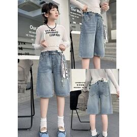 Фотография Шорты детские на девочку 262806 l.blue р.26-30 "Major" недорого оптом от прямого поставщика