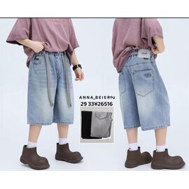 Фотография Бриджи детские на мальчика 26516 l.blue р.29-33 "Major" недорого оптом от прямого поставщика