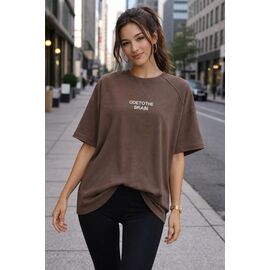 футболка жіноча 5037 brown р.one size "Major" недорого оптом від прямого постачальника