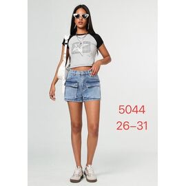 Спідниця-шорти жіноча 5044 l.blue р.26-31 "NewJeans" недорого оптом від прямого постачальника