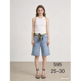 Шорти жіночі 595 l.blue р.25-30 "NewJeans" недорого оптом від прямого постачальника