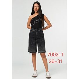Шорти жіночі 7002-1 black р.26-31 "NewJeans" недорого оптом від прямого постачальника