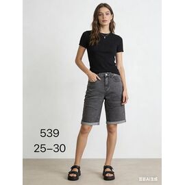 Шорти жіночі 539 grey р.25-30 "NewJeans" недорого оптом від прямого постачальника