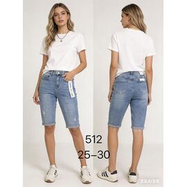 Шорти жіночі 512 l.blue р.25-30 "NewJeans" недорого оптом від прямого постачальника
