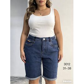 Шорти жіночі 3012 navy р.31-38 "NewJeans" недорого оптом від прямого постачальника