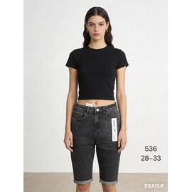 Шорти жіночі 536 d.grey р.28-33 "NewJeans" недорого оптом від прямого постачальника