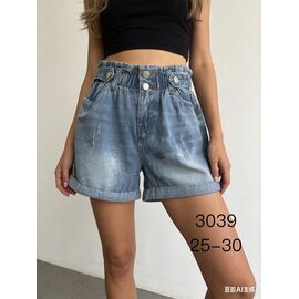 Шорти жіночі 3039 l.blue р.25-30 "NewJeans" недорого оптом від прямого постачальника
