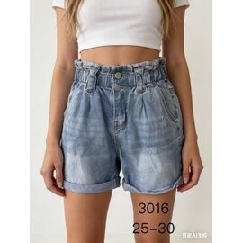 Шорти жіночі 3016 l.blue р.25-30 "NewJeans" недорого оптом від прямого постачальника