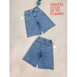 Шорти жіночі A7235 blue р.25-30 "Vanver" недорого оптом від прямого постачальника