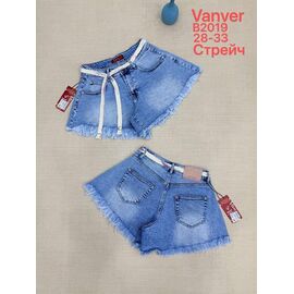 Шорти жіночі B2019 l.blue р.28-33 "Vanver" недорого оптом від прямого постачальника