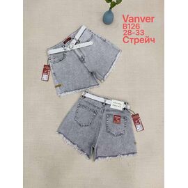 Шорти жіночі B126 l.grey р.28-33 "Vanver" недорого оптом від прямого постачальника