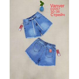 Шорти жіночі D2057 l.blue р.30-36 "Vanver" недорого оптом від прямого постачальника