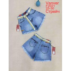 Шорти жіночі F2021 l.blue р.25-30 "Vanver" недорого оптом від прямого постачальника