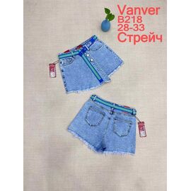 Спідниця-шорти жіноча B218 l.blue р.28-33 "Vanver" недорого оптом від прямого постачальника