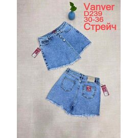 Спідниця-шорти жіноча D239 l.blue р.30-36 "Vanver" недорого оптом від прямого постачальника