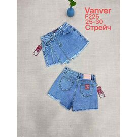 Спідниця-шорти жіноча F225 l.blue р.25-30 "Vanver" недорого оптом від прямого постачальника