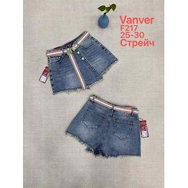 Спідниця-шорти жіноча F217 blue р.25-30 "Vanver" недорого оптом від прямого постачальника