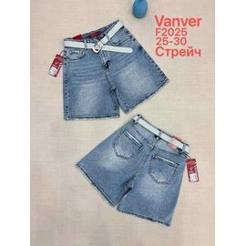 Шорти жіночі F2025 blue р.25-30 "Vanver" недорого оптом від прямого постачальника