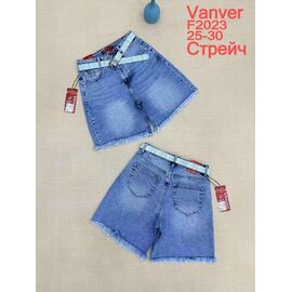 Шорти жіночі F2023 l.blue р.25-30 "Vanver" недорого оптом від прямого постачальника