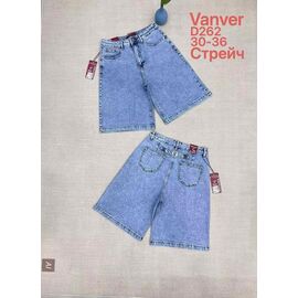Шорти жіночі D262 l.blue р.30-36 "Vanver" недорого оптом від прямого постачальника