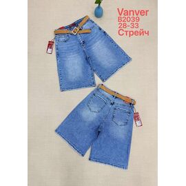 Шорти жіночі B2039 l.blue р.28-33 "Vanver" недорого оптом від прямого постачальника