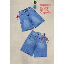 Шорти жіночі D2051 l.blue р.30-36 "Vanver" недорого оптом від прямого постачальника