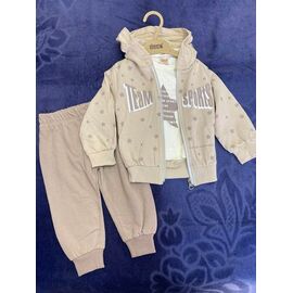 Фотография Костюм детский на девочку BB102 beige р.0.9-2 "BURATINO" недорого оптом от прямого поставщика