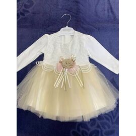 Фотография Костюм детский на девочку BB106 beige р.0.6-1.6 "BURATINO" недорого оптом от прямого поставщика